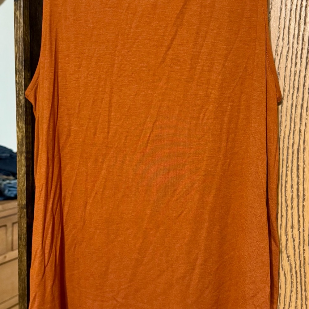 a new day Women's Burnt Orange Tank Top